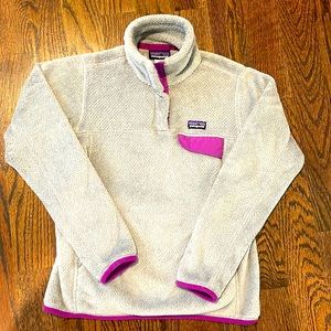 Patagonia Lightweight Snap T pullover Grey Small